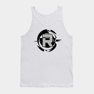 Futuristic Modern Letter R Tank Top